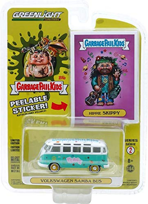 Greenlight 54030_B Garbage Pail Kids Series 2 _ Hippie Skippy _ 1964 Samba Bus 1 64 Scale Greenlight 54030_B Garbage Pail Kids Series 2 _ Hippie Skippy _ 1964 Samba Bus 1 64 Scale