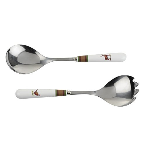 Spode Glen Lodge - Tartan Red S/2 Salad Servers
