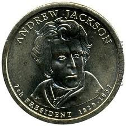 2008_P Andrew Jackson Presidential Dollar Coin _1829_1837__ 7th U.S. President