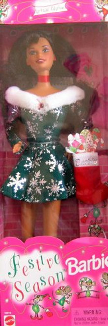 Festive Season Barbie Doll (Brunette Hair) Special Edition (1997) Festive Season Barbie Doll (Brunette Hair) Special Edition (1997)