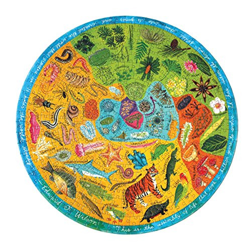 eeBoo Biodiversity 500 Piece Round Puzzle, 1 EA