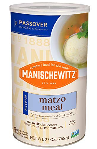 Manischewitz Matzo Meal_  inch 27 Ounce Resealable Canister inch  Kosher For Passover
