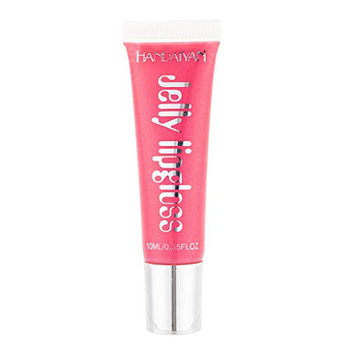 Shimigy Lasting Waterproof Jelly Lippies Lip Gloss Gel Moisturizing Makeup Clear _K_