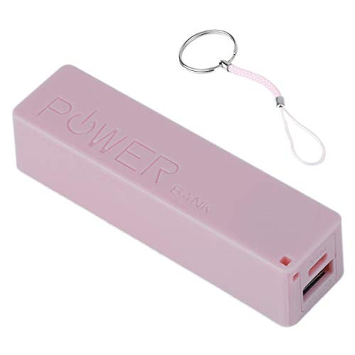Kaczmarek 2600MAH Portable Size 118650 Battery External Power Bank Backup Battery Charger Power Bank Case for Smart Phones