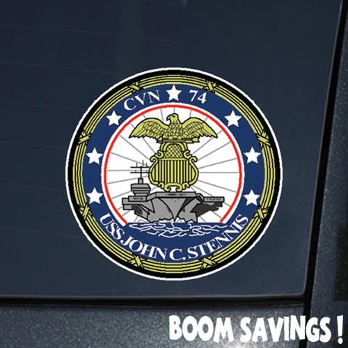Boomsavings US Navy Aircraft Carrier USS John C. Stennis _CVN 74_ 6 inch  Decal Sticker