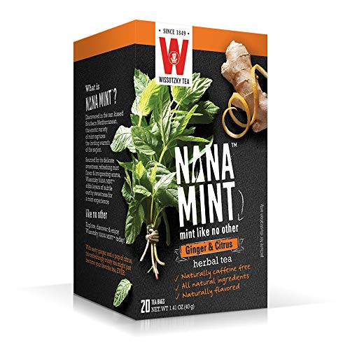 Wissotzky Tea Nana Mint Ginger  and  Citrus Herbal Tea _2 Pack_