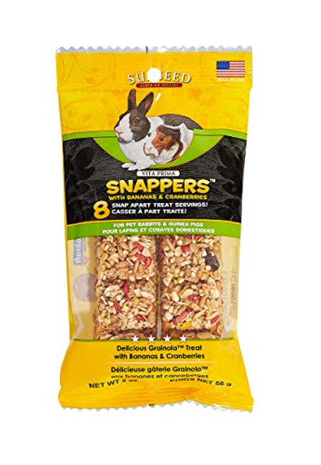 _3 Pack_ Vitakraft Vita Prima Snappers Treats for Rabbits and Guinea Pigs _3 Pack_ Vitakraft Vita Prima Snappers Treats for Rabbits and Guinea Pigs