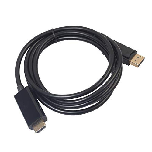 F Fityle DP Display Port Male to HDMI Male Cable Audio Video Cable Connect Line