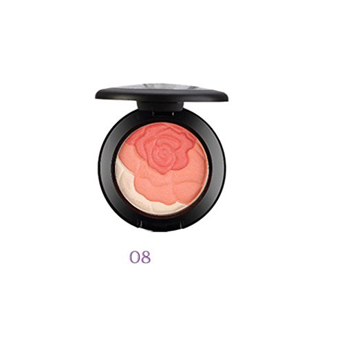 Eyeshadow Blush Palette Big Promotion!ZYooh Pro Face Makeup Baked Cheek Color Blusher Eyeshadow 3 Colors Makeup Palette _H_