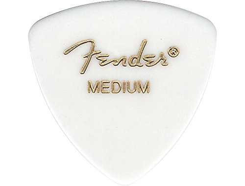 Fender 346 White Guitar Picks Thin 1 Dozen