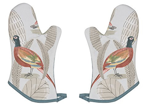 Now Designs Basic Oven Mitt, Set of Two, Pheasantwood
