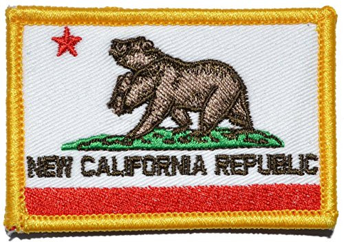 New California Republic NCR State Flag 2x3 Patch _ Full Color