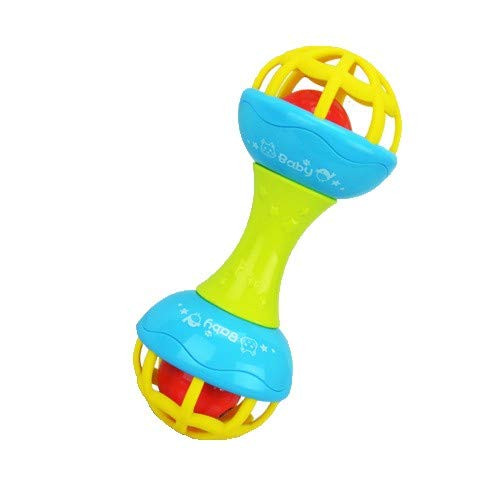 AENAK Baby Rattles Teethers Set_ attles Teethers Set_Grab and Spin Rattle Shaker_ Electronic Grab Shaker with Music and Light _B_