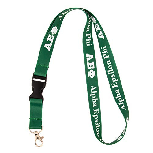 Alpha Epsilon Phi Sorority Lanyard for Keys A E Phi