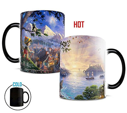 Thomas Kinkade's "Pinocchio Wishes Upon A Star" Morphing Mug