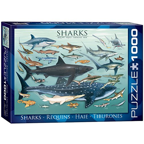 EuroGraphics Sharks 1000 Piece Puzzle