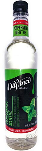 DaVinci Gourmet Classic Peppermint Syrup_ 750 mL Plastic Bottle