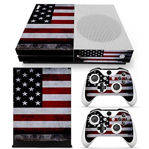 GoldenDeal Xbox One S Console, Controller and Kinect Skin Set - USA Flag - XboxOne Vinyl