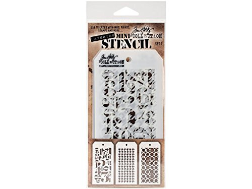 Stampers Anonymous Layering Stencil THoltz Mini  7