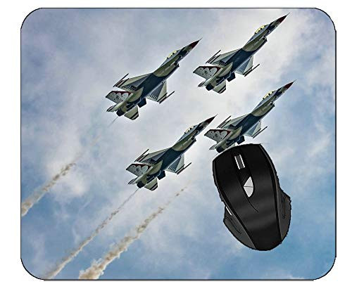 Office Mouse Pad F_16 Fighter Jet Fighter Airplane Air Show Mouse Pads for Computers