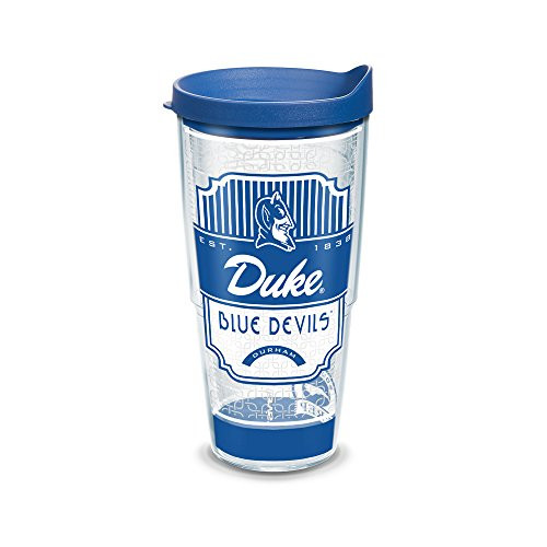 Tervis 1230218 Duke Blue Devils Pregame Prep Tumbler with Wrap and Blue Lid 24oz, Clear Tervis 1230218 Duke Blue Devils Pregame Prep Tumbler with Wrap and Blue Lid 24oz, Clear