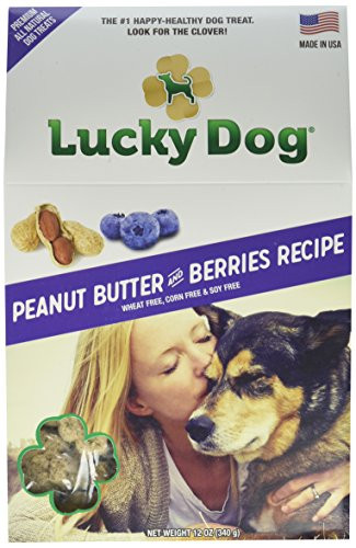 Lucky Dog 5830Ld 1 Piece Peanut Butter And Berries Recipe Baked Dog Biscuit_ 12 Oz