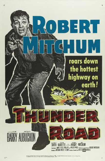 Pop Culture Graphics Thunder Road Poster Movie B 11x17 Robert Mitchum Jacques Aubuchon Gene Barry Keely Smith Pop Culture Graphics Thunder Road Poster Movie B 11x17 Robert Mitchum Jacques Aubuchon Gene Barry Keely Smith