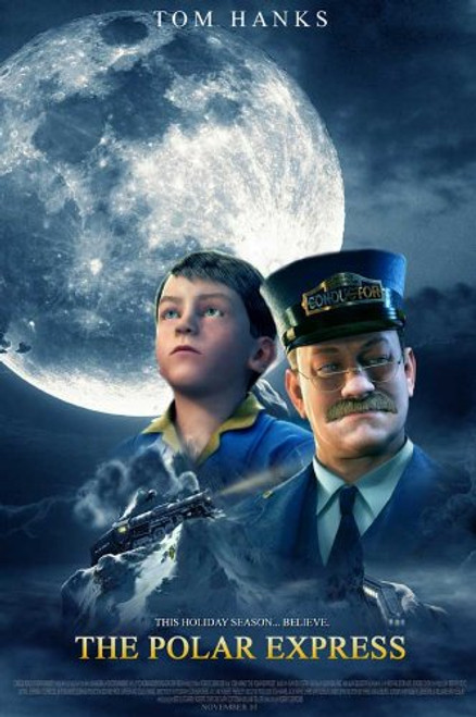 Pop Culture Graphics The Polar Express Poster Movie G 11x17 Tom Hanks Andrew Ableson Debbie Lee Carrington Eddie Deezen Pop Culture Graphics The Polar Express Poster Movie G 11x17 Tom Hanks Andrew Ableson Debbie Lee Carrington Eddie Deezen