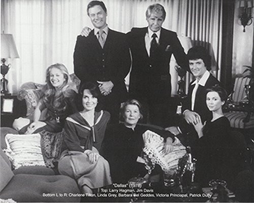 Gatsbe Exchange Original Cast of Dallas J.R. Ewing Vintage Old Photo 8 x 10