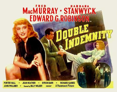 Pop Culture Graphics Double Indemnity Poster Movie C 11x14 Fred MacMurray Barbara Stanwyck Edward G. Robinson Tom Powers