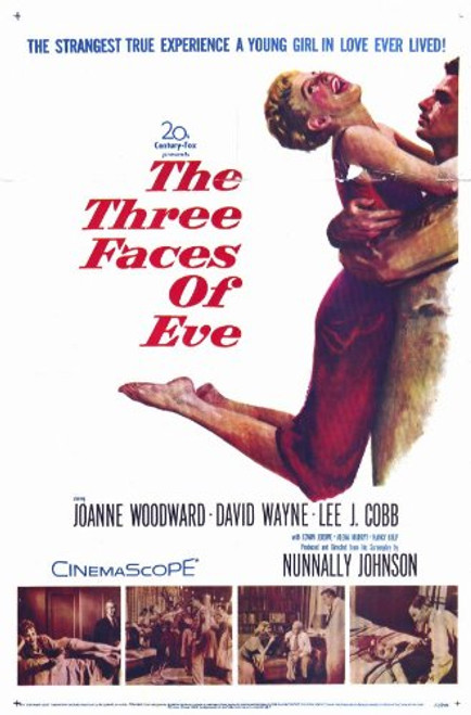 The Three Faces of Eve Poster Movie 11x17 Joanne Woodward David Wayne Lee J. Cobb Nancy Kulp The Three Faces of Eve Poster Movie 11x17 Joanne Woodward David Wayne Lee J. Cobb Nancy Kulp