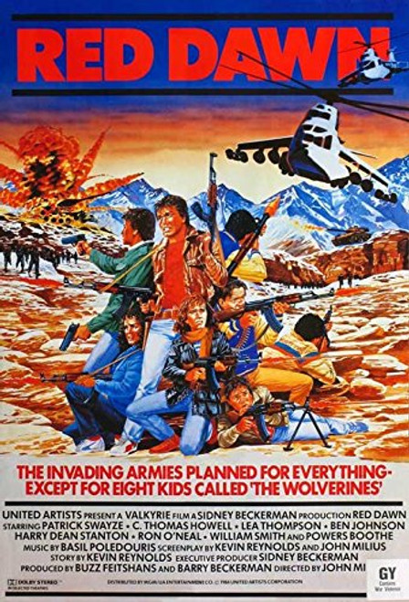 Pop Culture Graphics Red Dawn Poster Movie C 11 x 17 Inches _ 28cm x 44cm Patrick Swayze C. Thomas Howell Harry Dean Stanton Powers Boothe Lea Thompson Charlie Sheen Ben Johnson Pop Culture Graphics Red Dawn Poster Movie C 11 x 17 Inches _ 28cm x 44cm Patrick Swayze C. Thomas Howell Harry Dean Stanton Powers Boothe Lea Thompson Charlie Sheen Ben Johnson