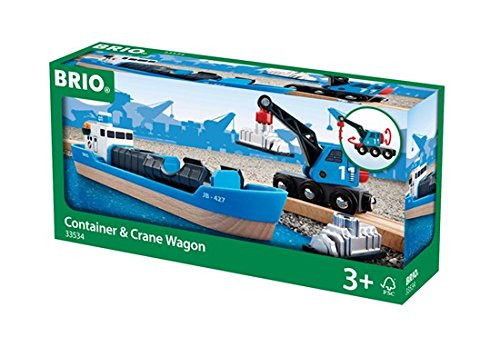 BRIO Freight Ship and Crane