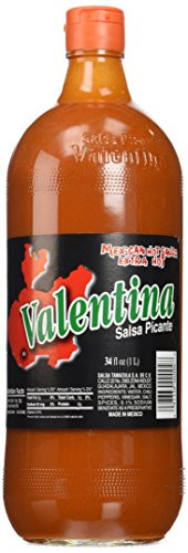 Valentina Salsa Picante Mexican Sauce_ Extra Hot_ 34 Ounce