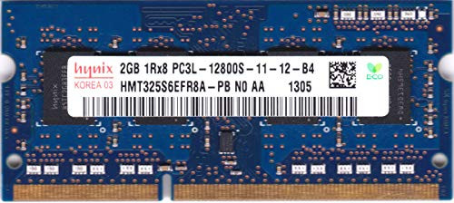 HYNIX HMT325S6EFR8A_PB 2GB Notebook SODIMM DDR3 PC12800_1600_ UNBUF 1.35v 1RX8 204P 256MX64 256mX8 C