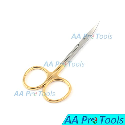 AAPROTOOLS T C O.R Grade IRIS Scissors 4.5 inch  Curved German Grade Stainless Steel Instruments A Plus  Quality