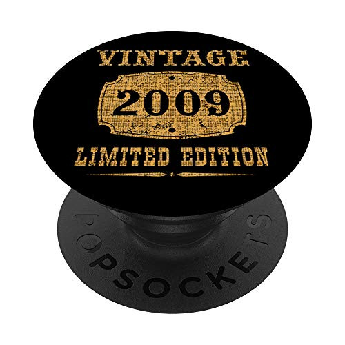 Born In 2009 11 Years Old 11th Birthday Gifts B_day Age 11 PopSockets Grip and Stand for Phones and Tablets