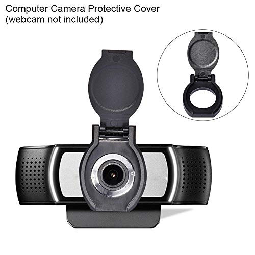 N O Webcam Privacy Cover_ Webcam Protective Cap Hood for Logitech HD Pro C920 C922 C930e _ Black