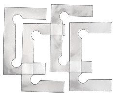 C.R. LAURENCE V1E4GKCLR CRL Clear Gasket Replacement Kit for Vienna Hinges