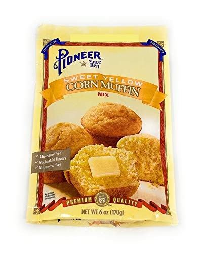 Pioneer Sweet Yellow Corn Bread Muffin 6oz _ 1 package