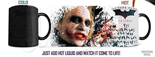 Morphing Mugs Batman Dark Knight Trilogy (Joker) Ceramic Mug, Black