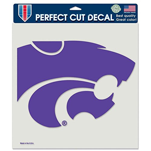 Kansas State Wildcats Full Color Die Cut Decal _ 8 inch  X 8 inch