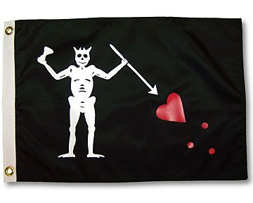 Pirate Edward Teach Blackbeard Garden Flag 3x5ft