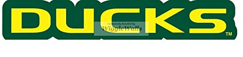 8 Inch UO University of Oregon Ducks Yellow Green O Logo Removable Wall Decal Sticker Art NCAA Home Decor 8 1 4 by 1 1 4 Inches