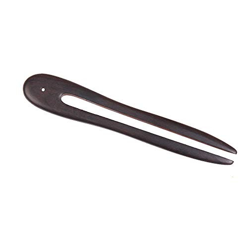 TOP SEWING Wooden Hair Sticks Chinese Hair Chopsticks for Buns Hair Pins for Women Long Hair Handmade Ebony Hairpins Chignon Hairstyle Maker C