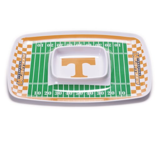 BSI NCAA Tennessee Volunteers Melamine Chip and Dip Tray
