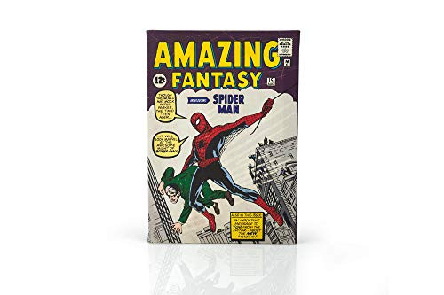 Toynk Marvel Comics Spider_Man Amazing Fantasy  15 Comic Book Canvas Art _ Collectible Spider_Man Poster _ Measures 9 x 5 Inches