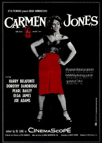 Carmen Jones Poster Movie B 11x17 Dorothy Dandridge Harry Belafonte Pearl Bailey Roy Glenn MasterPoster Print_ 11x17