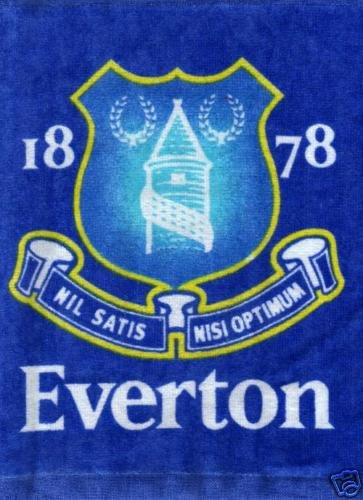 OFFICIAL EVERTON FC CRESTED FACE CLOTH FLANNEL by Everton F.C.