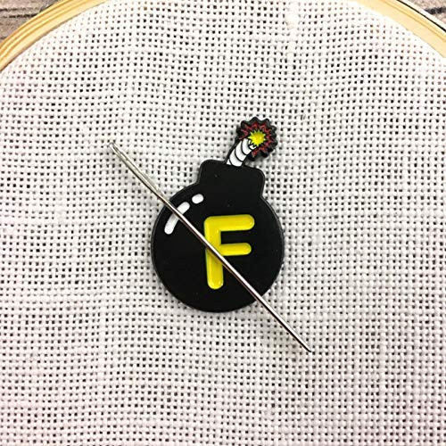 F Bomb Enamel Needle Minder